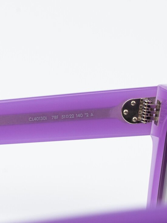 Celine 3 DOTS Women Sunglasses Lilac Gradient Square CL40130I 78F NEW AUTHENTIC main image 6